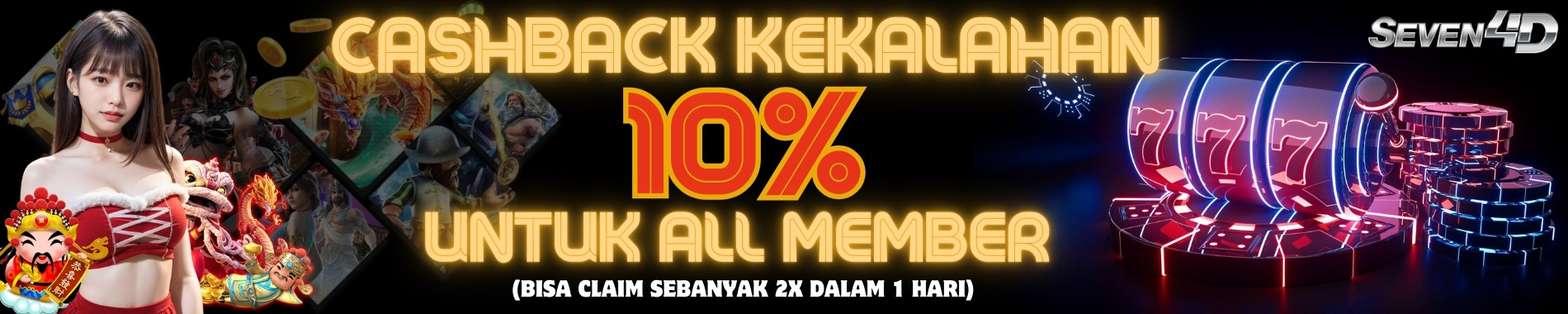 CASHBACK KEKALAHAN 10%